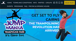 Desktop Screenshot of jumpmania.com.au