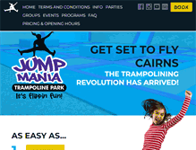 Tablet Screenshot of jumpmania.com.au